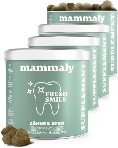 mammaly Fresh Smile® Zahnpflege-Komplex für Hunde mit Algenöl (120 Snacks)|B09YCXVSPC