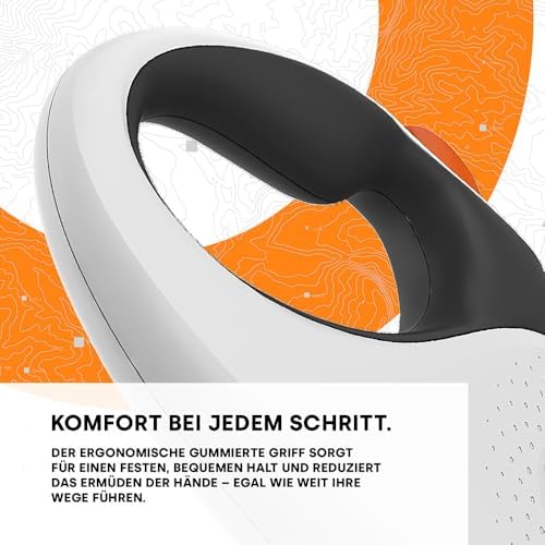 Automatische Hundeleine 5m für Kleine Hunde bis 15kg – Leichte Rollleine mit Brems- & Stoppfunktion, Verhedderungsfreie Nylonleine, Ergonomischer Griff, Schwarz|B0GZWDD5PM