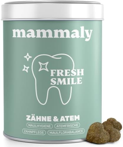 mammaly Fresh Smile® Zahnpflege-Komplex für Hunde mit Algenöl (120 Snacks)|B09YCXVSPC