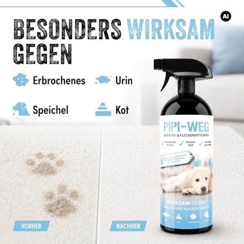 Enzymreiniger Hundeurin 750 ml - Geruchsentferner Hund Welpe Hundebox|B09V1C9V5S