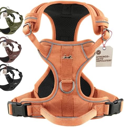 Freudentier Dog Harness Breathable Padded Anti-Pull Harness|B0DP1G5L3X
