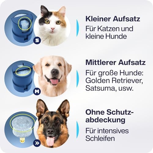 PETPROVED Krallenschleifer für Hunde Elektrisch, Leise & Kabellos (Blau)|B0C2CVFSCV