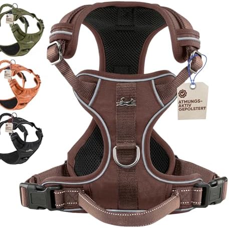 Freudentier Dog Harness Breathable Padded Anti-Pull Harness|B0DP1G5L3X
