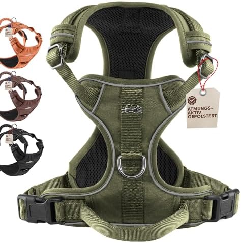 Freudentier Dog Harness Breathable Padded Anti-Pull Harness|B0DP1G5L3X