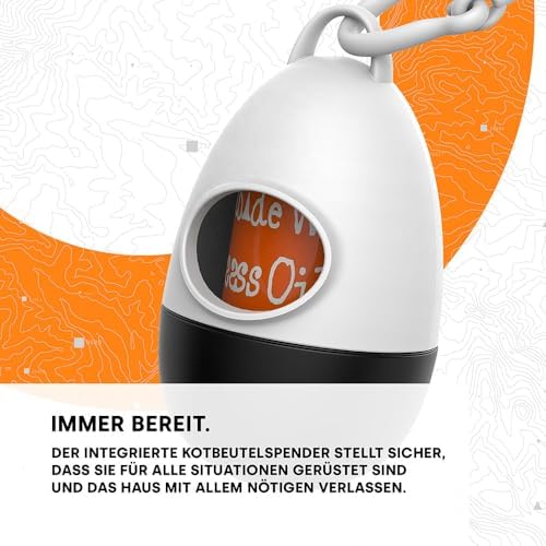 Automatische Hundeleine 5m für Kleine Hunde bis 15kg – Leichte Rollleine mit Brems- & Stoppfunktion, Verhedderungsfreie Nylonleine, Ergonomischer Griff, Schwarz|B0GZWDD5PM