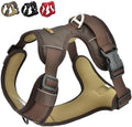 funPETic Hundegeschirr Essential - Anti-Zug Geschirr, reflektierend, gepolstert und atmungsaktiv - Brustgeschirr für mittelgroße und große Hunde (M - Braun)|B08WM3B6CJ