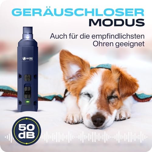PETPROVED Krallenschleifer für Hunde Elektrisch, Leise & Kabellos (Blau)|B0C2CVFSCV