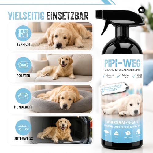 Enzymreiniger Hundeurin 750 ml - Geruchsentferner Hund Welpe Hundebox|B09V1C9V5S